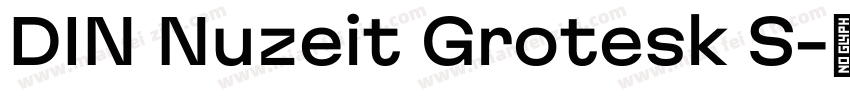 DIN Nuzeit Grotesk S字体转换